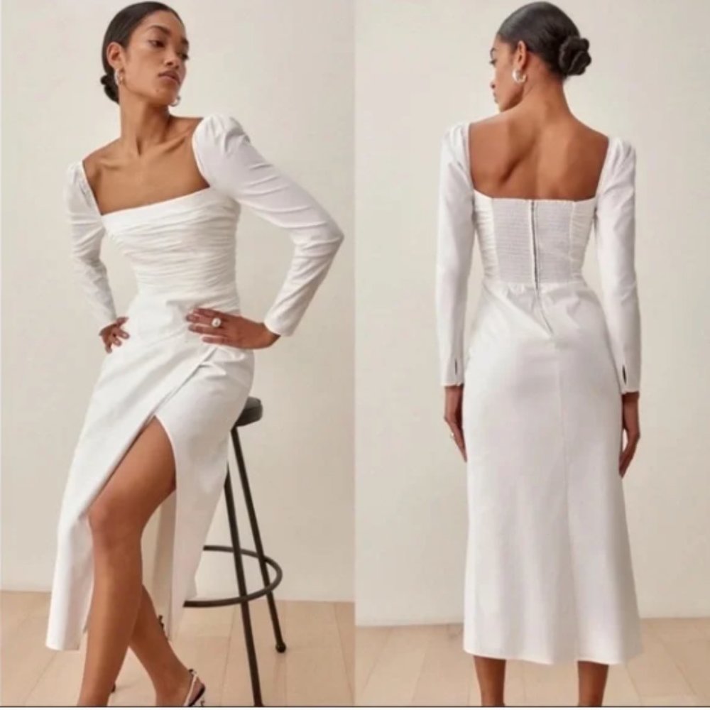 Reformation Isaac Dress - White